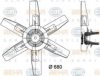 BEHR HELLA SERVICE 8MV 376 730-271 Fan, radiator